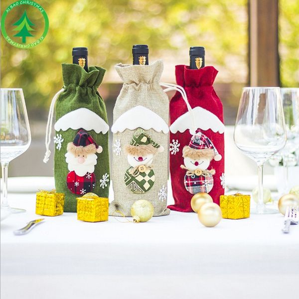 christmas red wine bottle cover bags santa tree dinner party gift decor wine bottle covers new
christmas red wine bottle cover bags santa tree dinner party gift decor wine bottle covers new