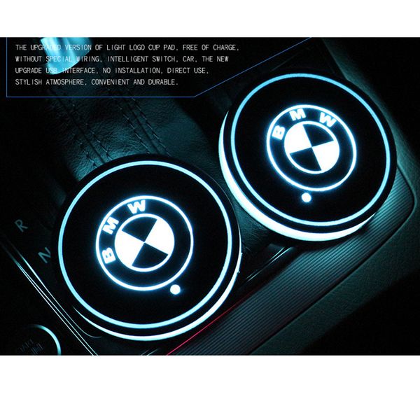 Car Styling BMW logo Badge Car Led Shiny Water Cup Mat Luminous Coaster Atmosphere Light
Car Styling BMW logo Badge Car Led Shiny Water Cup Mat Luminous Coaster Atmosphere Light