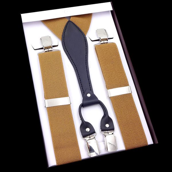 european and american fashion middle aged and aged 4 clip elastic men's suspenders fy18102303, Black;white
european and american fashion middle aged and aged 4 clip elastic men's suspenders fy18102303, Black;white