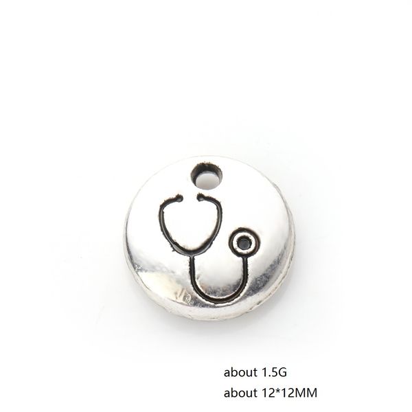 eco-friendly alloy round disc with stethoscope charms medical nurse doctor pendant fit for diy jewelry making other customized jewelry, Bronze;silver
eco-friendly alloy round disc with stethoscope charms medical nurse doctor pendant fit for diy jewelry making other customized jewelry, Bronze;silver
