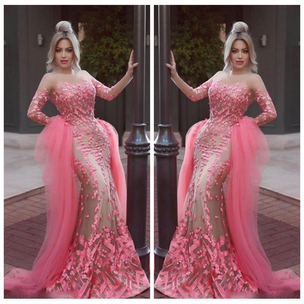 2021 beautiful lace applique sheer long sleeves prom dresses tulle overskirt vestidos de special occasion party gowns long, Black
2021 beautiful lace applique sheer long sleeves prom dresses tulle overskirt vestidos de special occasion party gowns long, Black