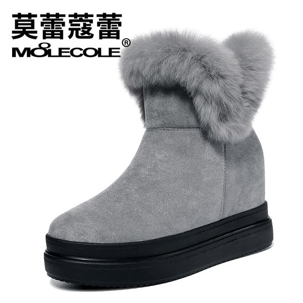 size 35 - 40/ platform 3.6cm , heel 4.3cm / moolecole winter women's warm ankle snow boots / color black, grey
size 35 - 40/ platform 3.6cm , heel 4.3cm / moolecole winter women's warm ankle snow boots / color black, grey