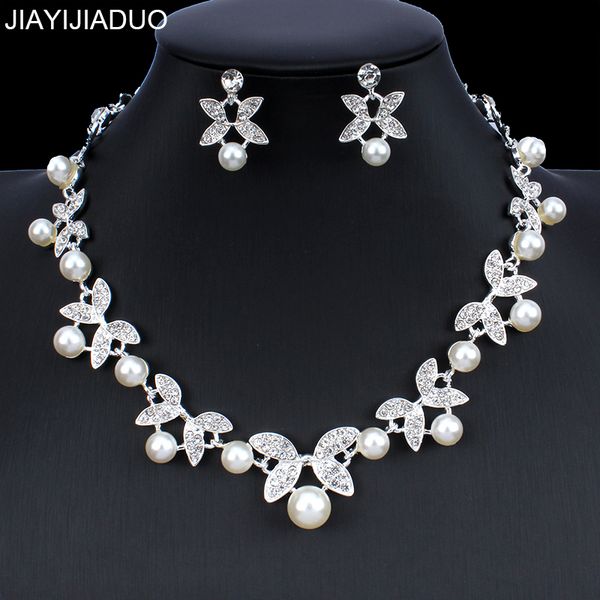 jiayijiaduo african faux pearl wedding jewelry set for glamour women's clothing accessories necklace earrings set silver color, Slivery;golden
jiayijiaduo african faux pearl wedding jewelry set for glamour women's clothing accessories necklace earrings set silver color, Slivery;golden