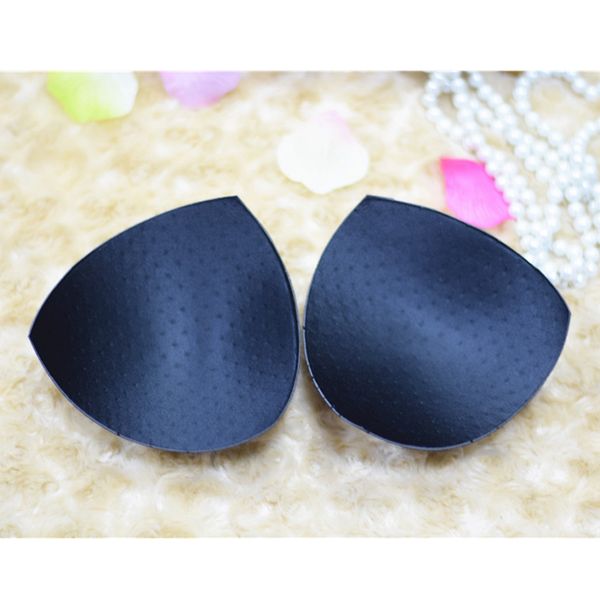 

3pair sponge swimsuit pad inserts breast bra enhancer push up bikini padded removeable bra pads bras for women padding inserts, Black;white