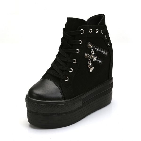 wedges canvas shoes woman platform high shoes hidden heel height increasing casual shoes female white black blue, Black;white
wedges canvas shoes woman platform high shoes hidden heel height increasing casual shoes female white black blue, Black;white