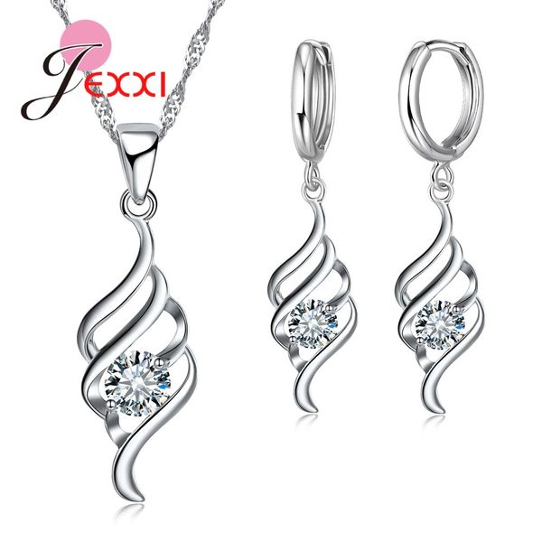 giemi 2018 new arrival crystal spiral jewelry female chain pendants necklace+earrings jewelry set women 925 sterling silver sets
giemi 2018 new arrival crystal spiral jewelry female chain pendants necklace+earrings jewelry set women 925 sterling silver sets