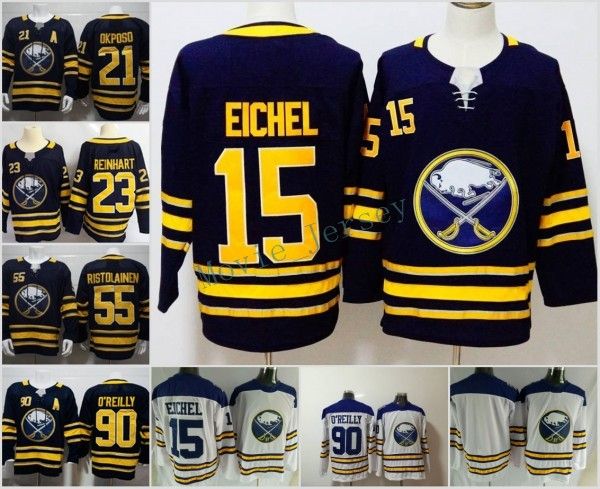 26 Rasmus Dahlin Buffalo Sabres 15 Jack Eichel 21 Kyle Okposo 55 Rasmus Ristolainen 90 Ryan O'Reilly 23 Sam Reinhart Hockey Jerseys White
26 Rasmus Dahlin Buffalo Sabres 15 Jack Eichel 21 Kyle Okposo 55 Rasmus Ristolainen 90 Ryan O'Reilly 23 Sam Reinhart Hockey Jerseys White