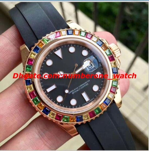 luxury watch v7 version 18k rose gold 116695 rainbow diamond bezel eta 2836 movement automatic mens watches, Slivery;brown
luxury watch v7 version 18k rose gold 116695 rainbow diamond bezel eta 2836 movement automatic mens watches, Slivery;brown