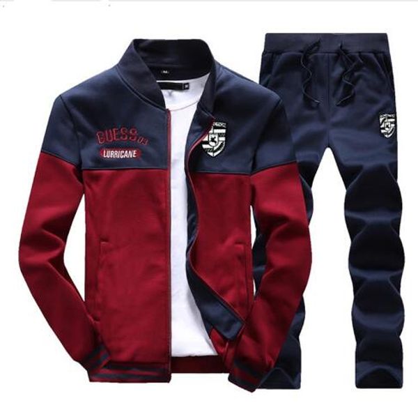 2020 brand new men sets fashion autumn spring sporting suit sweatshirt +sweatpants 2 pieces mens clothing slim male tracksuit, Gray
2020 brand new men sets fashion autumn spring sporting suit sweatshirt +sweatpants 2 pieces mens clothing slim male tracksuit, Gray