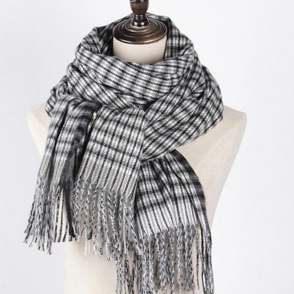 fashion scarf for women style braid cashmere scarf to keep warm and thick british children's shawl collar, Blue;gray
fashion scarf for women style braid cashmere scarf to keep warm and thick british children's shawl collar, Blue;gray