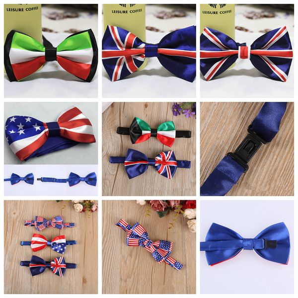 Men bow tie butterfly american flag briti h flag gentleman wedding party 5 color adju table wedding prom boe tie ffa062 200pc
Men bow tie butterfly american flag briti h flag gentleman wedding party 5 color adju table wedding prom boe tie ffa062 200pc