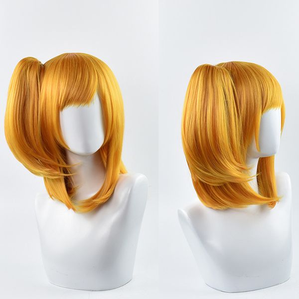 anime love live kosaka honoka cosplay party short horsetail full bang heat resistant synthetic hair, Black
anime love live kosaka honoka cosplay party short horsetail full bang heat resistant synthetic hair, Black