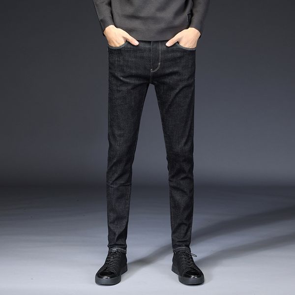 spring pencil jeans male cotton slim fit solid color denim trousers 2018 new fashion soft comfortable pants size 28 36, Blue
spring pencil jeans male cotton slim fit solid color denim trousers 2018 new fashion soft comfortable pants size 28 36, Blue