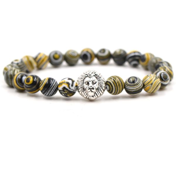 lion head bracelet malachite beads bracelet yoga jewelry chakra bracelet, Golden;silver
lion head bracelet malachite beads bracelet yoga jewelry chakra bracelet, Golden;silver