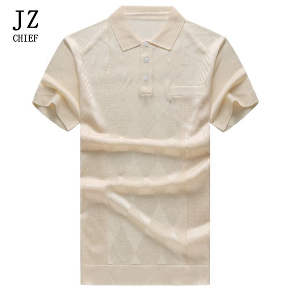 jz chief men silk shirt summer short sleeve clothes 2018 solid color breathable argyle shirt blouse knitted s, White;black
jz chief men silk shirt summer short sleeve clothes 2018 solid color breathable argyle shirt blouse knitted s, White;black
