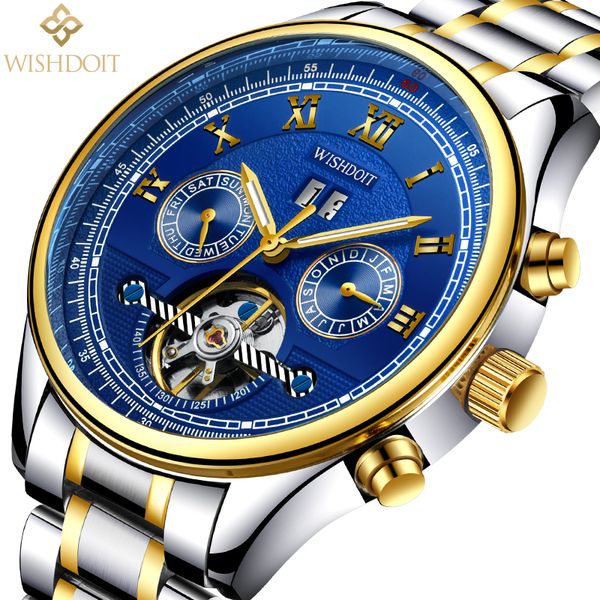 wishdoit new mens watches fashion casual sports men business automatic mechanical watchs men's watch male clock, Slivery;brown
wishdoit new mens watches fashion casual sports men business automatic mechanical watchs men's watch male clock, Slivery;brown
