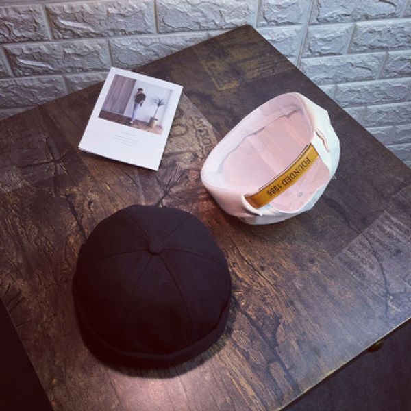 2018 korean casual light version of the black wild sailor hat male retro riffraff warm eave melon circle hat tide, Blue;gray
2018 korean casual light version of the black wild sailor hat male retro riffraff warm eave melon circle hat tide, Blue;gray