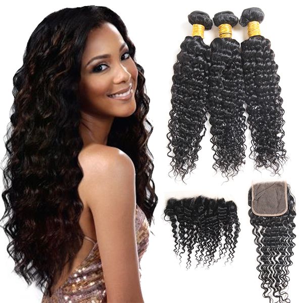 factory deep wave virgin human hair 3 bundles with frontal deep wave remy human hair extensions raw virgin brazilian mongolian hair, Black;brown
factory deep wave virgin human hair 3 bundles with frontal deep wave remy human hair extensions raw virgin brazilian mongolian hair, Black;brown