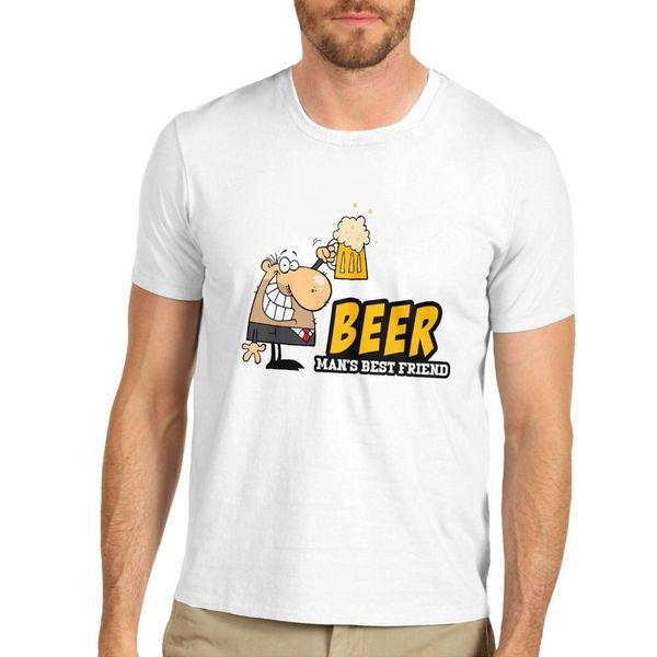 men's funny beer man's friend joke t-shirt short sleeve plus size discount new t-shirt, White;black
men's funny beer man's friend joke t-shirt short sleeve plus size discount new t-shirt, White;black