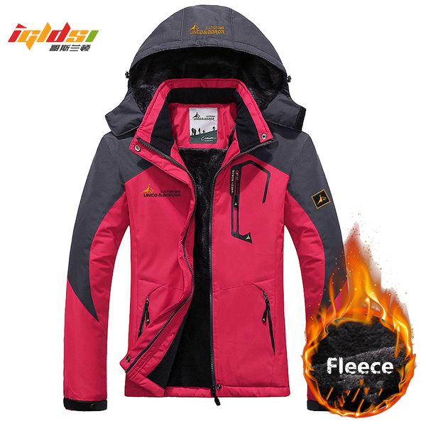 women's winter inner fleece jacket women outwear sportswear warm coats down parkas waterproof windbreaker thermal jackets m-3xl, Black
women's winter inner fleece jacket women outwear sportswear warm coats down parkas waterproof windbreaker thermal jackets m-3xl, Black