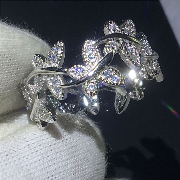 fashion cute butterfly ring 925 sterling silver diamonique cz engagement wedding band rings for women men jewelry, Slivery;golden
fashion cute butterfly ring 925 sterling silver diamonique cz engagement wedding band rings for women men jewelry, Slivery;golden