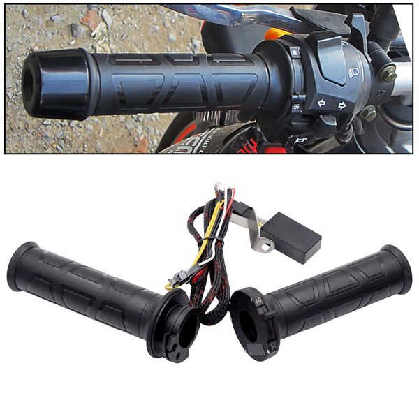 1 Pair 12V 12W-24W 22MM Adjustable temperature Motorcycle Handlebar Universal Electric Heated Handle Motorbike Heating Grips Set
1 Pair 12V 12W-24W 22MM Adjustable temperature Motorcycle Handlebar Universal Electric Heated Handle Motorbike Heating Grips Set
