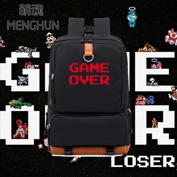 high capacity game backpack game over bags cool retro gamer gift fc concept backpacks gift for boyfriends nb204
high capacity game backpack game over bags cool retro gamer gift fc concept backpacks gift for boyfriends nb204