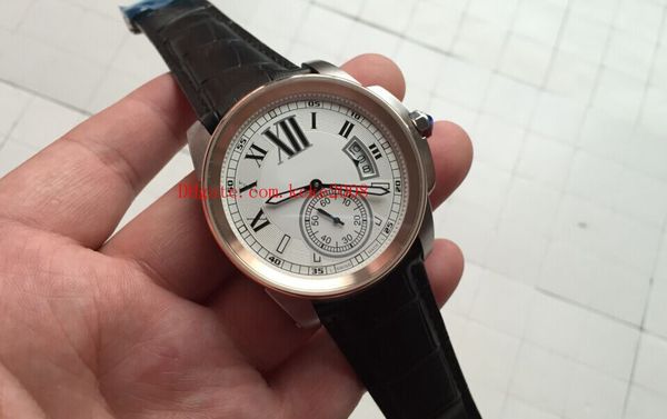 luxury watch w7100039 42mm sapphire glass leather bands strap stainless steel automatic mechanical men mens watch watches, Slivery;brown
luxury watch w7100039 42mm sapphire glass leather bands strap stainless steel automatic mechanical men mens watch watches, Slivery;brown