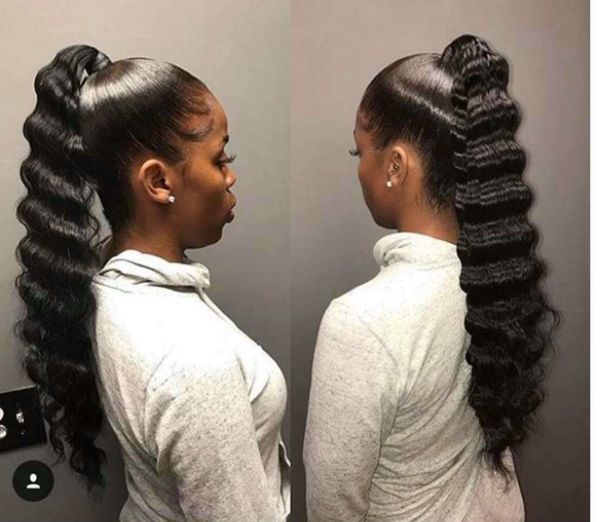 120g-160g brazilian clip in human ponytail hair extensions deep wave drawstring ponytail for black women one dornor hair wavy ponytails 1b
120g-160g brazilian clip in human ponytail hair extensions deep wave drawstring ponytail for black women one dornor hair wavy ponytails 1b