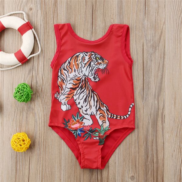 Summer Kids Baby Girls Tiger Red Swimwear One-piece Swimsuits Flower Animal Swimming Suit Bathing Dress Beach Wear
Summer Kids Baby Girls Tiger Red Swimwear One-piece Swimsuits Flower Animal Swimming Suit Bathing Dress Beach Wear
