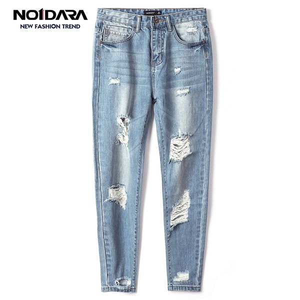no.1dara menswear summer hole jeans men's slim leisure jeans trousers-kz71111006, Blue
no.1dara menswear summer hole jeans men's slim leisure jeans trousers-kz71111006, Blue
