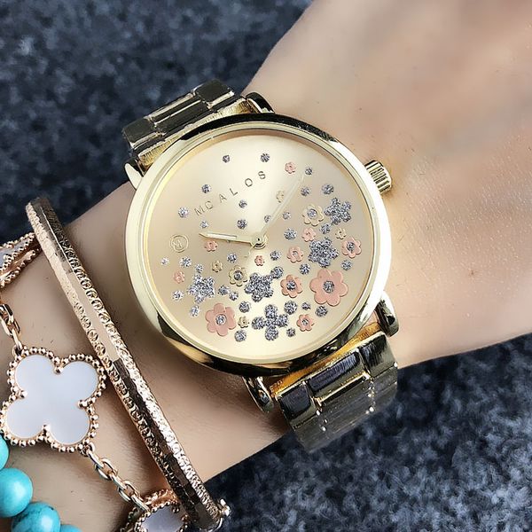 fashion m design brand women's girl flower style metal steel band quartz watch m51, Slivery;brown
fashion m design brand women's girl flower style metal steel band quartz watch m51, Slivery;brown