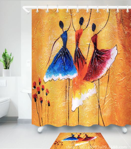watercolor dance 3d new style design print pattern irish decorations waterproof bathroom decor fabric shower curtains floor mats sets
watercolor dance 3d new style design print pattern irish decorations waterproof bathroom decor fabric shower curtains floor mats sets