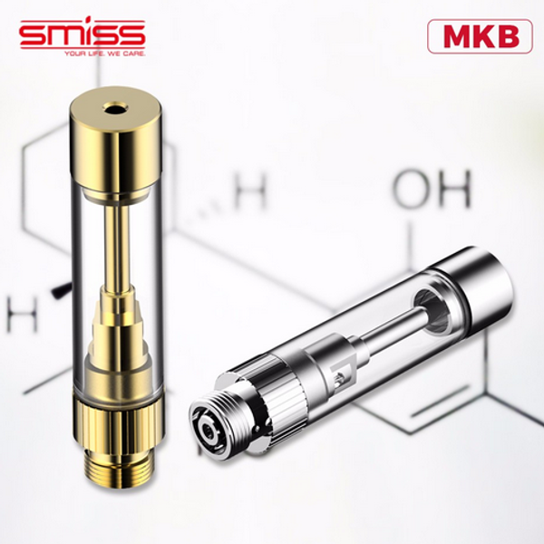 Authentic Smiss MKB Wax Thick Oil Vaporizer Tank 0.5ml Ceramic Cartridge Ceramic Coil With Cotton Wrap 510 Thread disposable vaporizer
Authentic Smiss MKB Wax Thick Oil Vaporizer Tank 0.5ml Ceramic Cartridge Ceramic Coil With Cotton Wrap 510 Thread disposable vaporizer