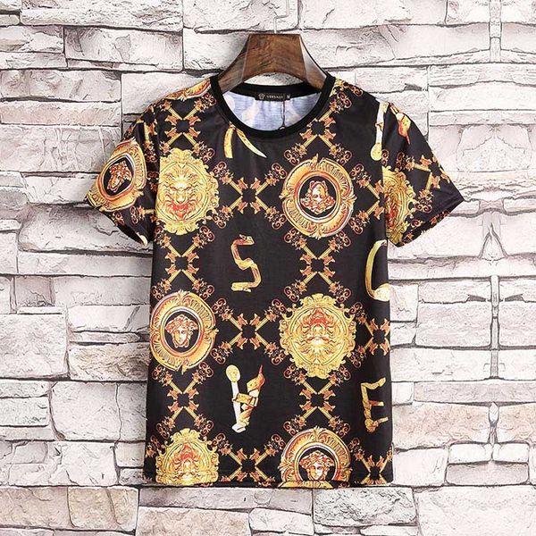 Hip Hop Fashion Flower Print Man Tiger Men Short Sleeve T Shirt Confortable Medusa Men's Summer 3D Print Casual T-shirt #2153
Hip Hop Fashion Flower Print Man Tiger Men Short Sleeve T Shirt Confortable Medusa Men's Summer 3D Print Casual T-shirt #2153