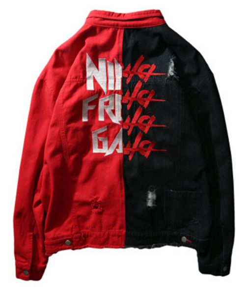 kanye oversize jean jacket men hi-street hip hop jackets spring color contract letters design ripped coats, Black;brown
kanye oversize jean jacket men hi-street hip hop jackets spring color contract letters design ripped coats, Black;brown