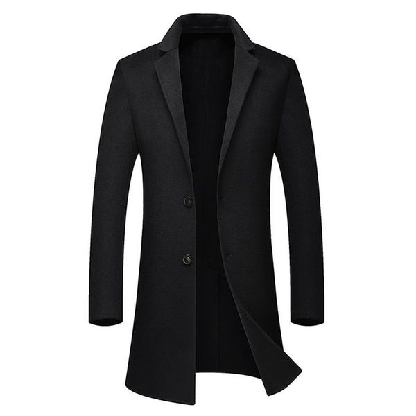 new winter wool coat men leisure long sections woolen coats men's pure color casual fashion jackets / casual men overcoat, Black
new winter wool coat men leisure long sections woolen coats men's pure color casual fashion jackets / casual men overcoat, Black