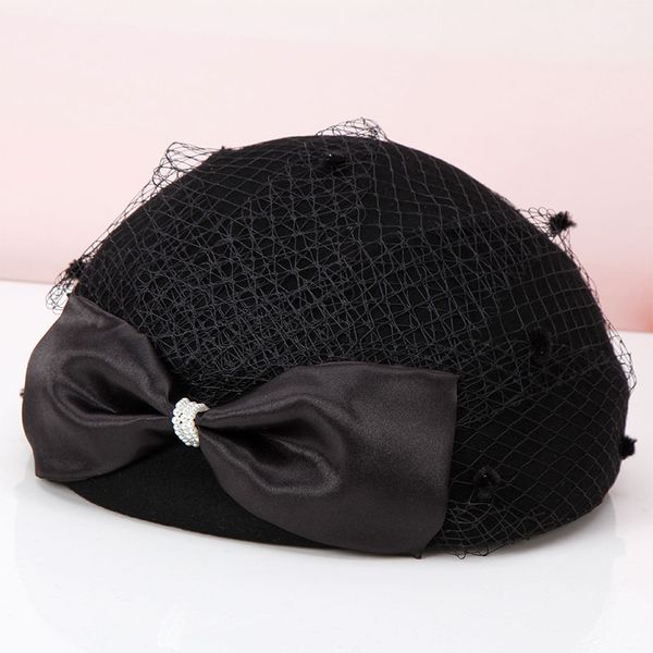 lady wool fedoras hat women fashion fedoras cap girls elegant british style bowtie veil cap beret hats painter b-8908, Blue;gray
lady wool fedoras hat women fashion fedoras cap girls elegant british style bowtie veil cap beret hats painter b-8908, Blue;gray