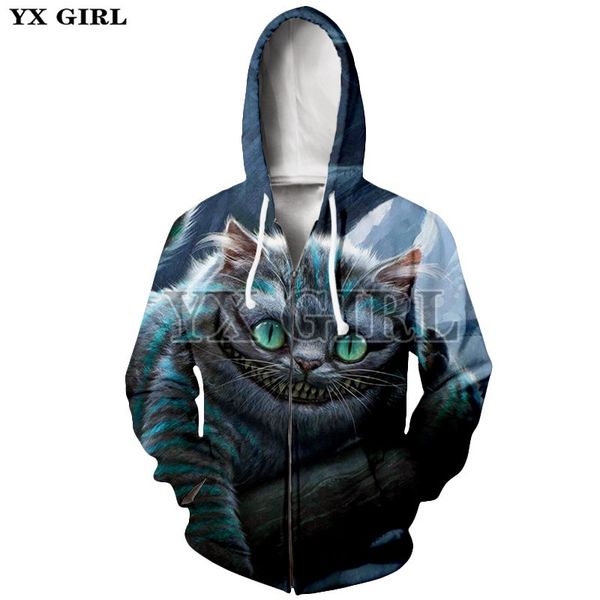 yx girl womens mens 3d print cartoon fictional cat cheshire cat hoodie zipper hoodies women men 3d cute zip up jacket, Black
yx girl womens mens 3d print cartoon fictional cat cheshire cat hoodie zipper hoodies women men 3d cute zip up jacket, Black