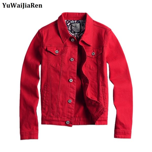 yuwaijiaren men's denim jackets coat spring autumn fashion casual cotton red khaki and army green outerwear mens jean jacket, Black;brown
yuwaijiaren men's denim jackets coat spring autumn fashion casual cotton red khaki and army green outerwear mens jean jacket, Black;brown