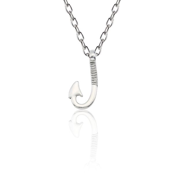 simple fashion fish hook necklaces pendants silver alloy fishhook charm pendant necklace for women men gift collier dropshipping
simple fashion fish hook necklaces pendants silver alloy fishhook charm pendant necklace for women men gift collier dropshipping
