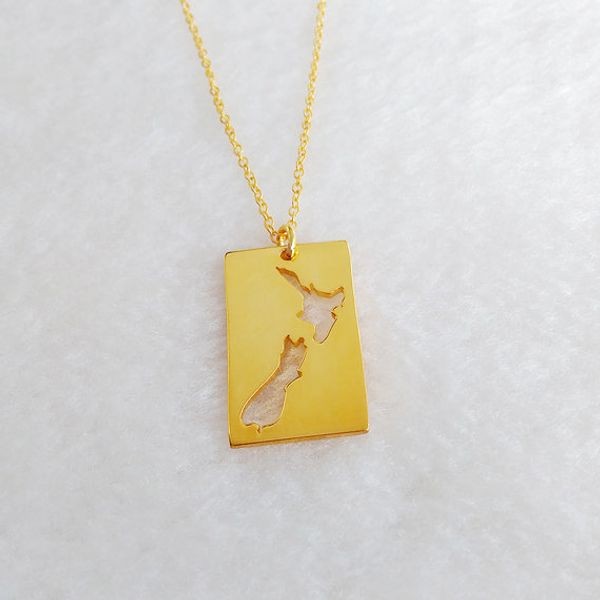 30pcs rectangle new zealand necklace worldwide tropical island map necklaces country auckland trip souvenir australia vacation necklaces, Silver
30pcs rectangle new zealand necklace worldwide tropical island map necklaces country auckland trip souvenir australia vacation necklaces, Silver
