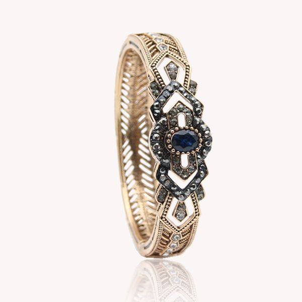 classic turkish women geometry resin bangles&bracelets antique gold color rhinestone retro jewelry bangle ethnic arab bijoux, Black
classic turkish women geometry resin bangles&bracelets antique gold color rhinestone retro jewelry bangle ethnic arab bijoux, Black