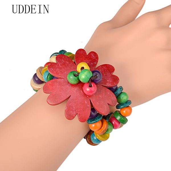 uddein wood flower charms bracelet women bohemian handmade bib beads jewelry wholesale one direction strand bracelets & bangles, Black
uddein wood flower charms bracelet women bohemian handmade bib beads jewelry wholesale one direction strand bracelets & bangles, Black