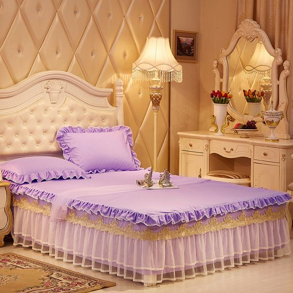 3 pieces a lot bed skirt with pillowcase full twin king size princess lace bed skirts bedspreads maress cover
3 pieces a lot bed skirt with pillowcase full twin king size princess lace bed skirts bedspreads maress cover