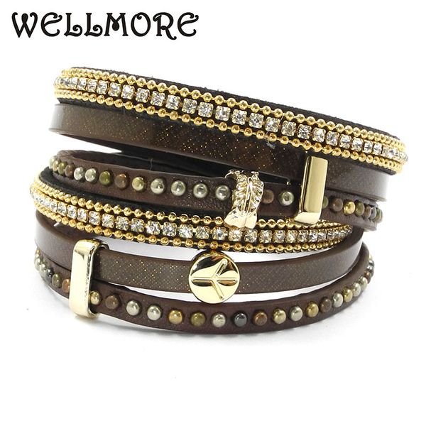 summer leather bracelet 10 color wrap bracelets bohemian bracelets&bangles for women christmas gift jewelry wholesale, Golden;silver
summer leather bracelet 10 color wrap bracelets bohemian bracelets&bangles for women christmas gift jewelry wholesale, Golden;silver