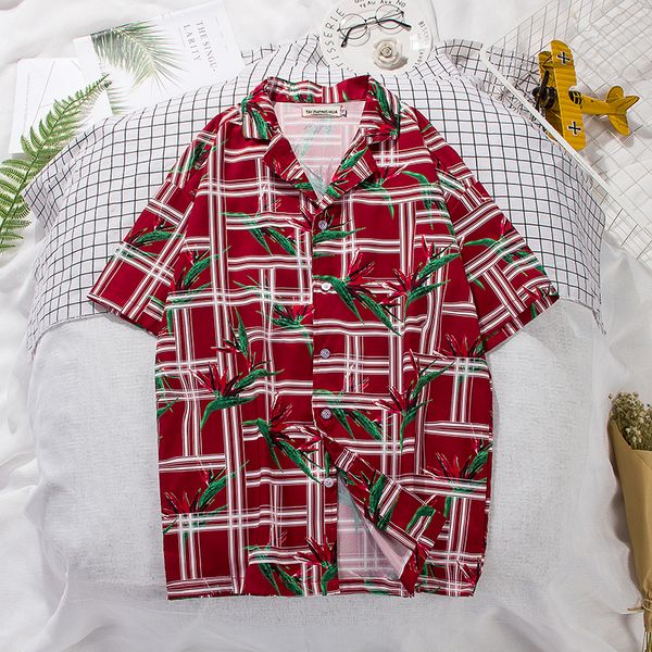 plaid full printed hawaii style men's shirt 2018 summer vintage hiphop shirt men short sleeved shirt 2005tzh, Black;brown
plaid full printed hawaii style men's shirt 2018 summer vintage hiphop shirt men short sleeved shirt 2005tzh, Black;brown