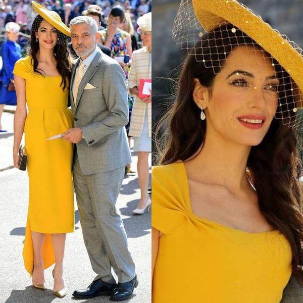 Harry Margen Celebrity Evening Dresses Scoop Yellow Tea Length Pageant Party Gowns Aimo Al Mun Martin Prom Party Wear
Harry Margen Celebrity Evening Dresses Scoop Yellow Tea Length Pageant Party Gowns Aimo Al Mun Martin Prom Party Wear