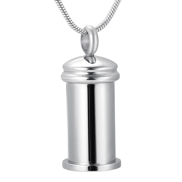 ijd9895 stainless steel silver cylinder bottle cremation for ashes urn memorial necklace memorial keepsake pendants jewelry for gift
ijd9895 stainless steel silver cylinder bottle cremation for ashes urn memorial necklace memorial keepsake pendants jewelry for gift