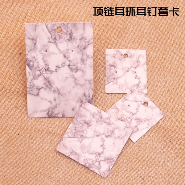 diy handmade jewelry earring necklace packing card cute stud/drop earring display card 100pcs per lot simple marble line tags, Black;white
diy handmade jewelry earring necklace packing card cute stud/drop earring display card 100pcs per lot simple marble line tags, Black;white